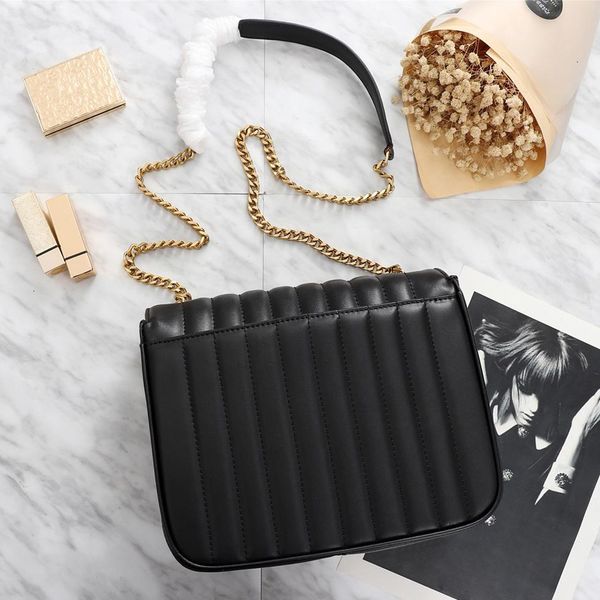 

large vicky bag women genuine leather chain handbag flap pouch luxury cow leather messenger bag female shoulder bag lady crossbody