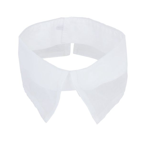 

pointed vintage neckline collar dress decoration - white, Black;blue