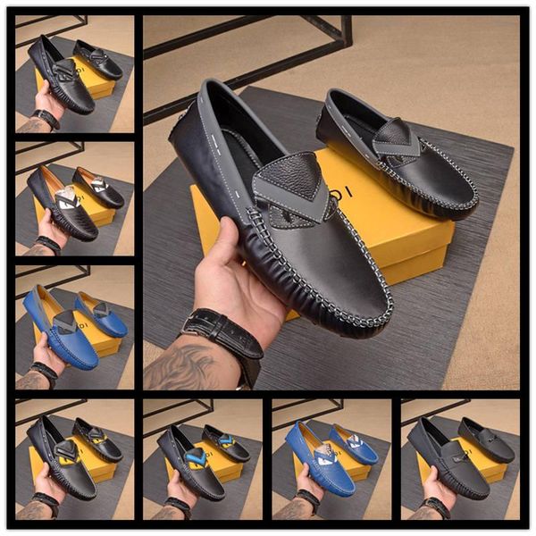 

luxury design leather brogue mens flats shoes casual british style men oxfords fashion dress shoes for men big size chaussures, Black