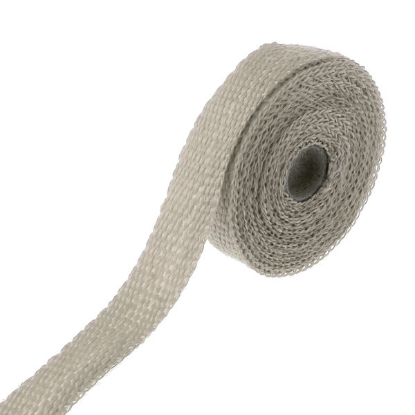 

5m car motorcycle turbo manifold heat exhaust wrap tape thermal stainless ties lx9c