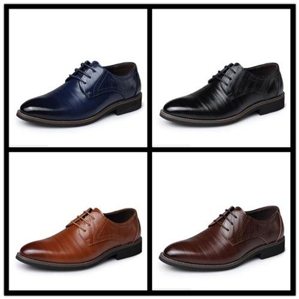 

19ss brand shoes imported fabric original wear resistant non-slip sole comfortable breathe y men's business casual shoes 38-48, Black