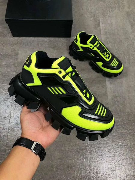 

lates p cloudbust thunder lace up sneakers men low casual shoes 19fw capsule series color matching men's platform luxury, Black