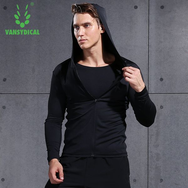 

tights men's sleeveless fitness clothing elasticity training sports fitness suit hooded coat basketball running quick-dry, Black;red