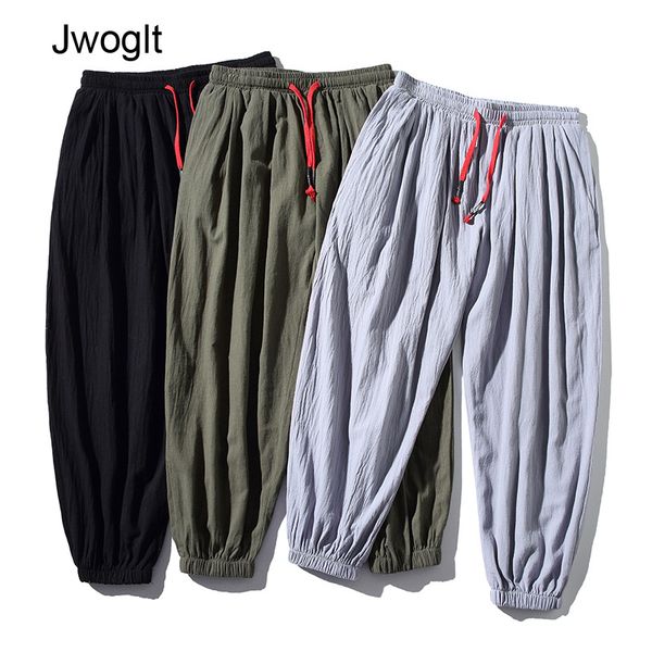 

new casual harem pants men jogger pant men korean fashion loose black army trousers male harajuku summer soft breathable 4xl 5xl
