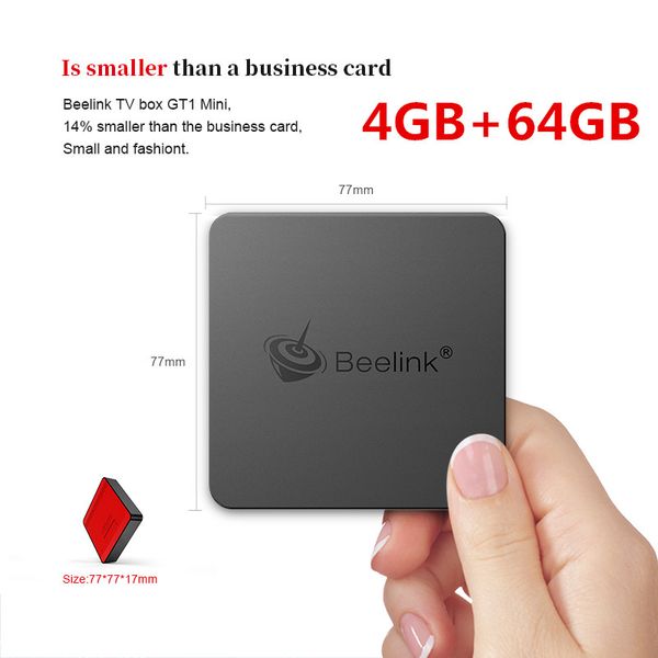 

1pc 2gb 16gb 4gb 32gb 64gb beelink gt1 mini mart tv box android 8 1 voice control amlogic 905x2 voice remote4k bluetooth