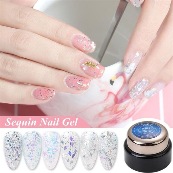 

5ml star moon butterfly glitter nail gel polish sequins soak off uv led gel varnish nails art manicure lacquer permanent lak