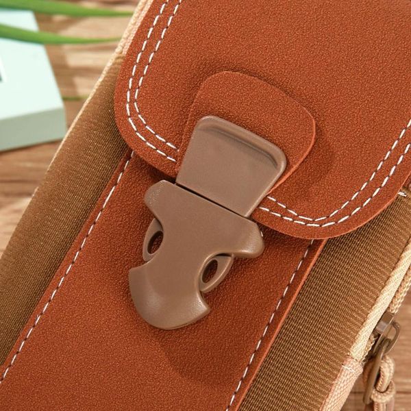 

мужская новые матовый ретро мобильный телефон сумка пряжка zipper 6 дюймов горизонтальные карманы