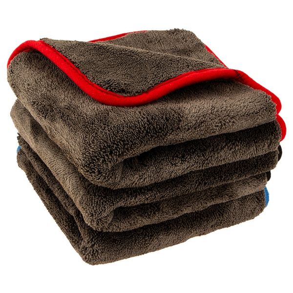 

1pcs upgraded 1200gsm ultra-thick car drying towel microfiber cloth for car and home polishing washing and detailing