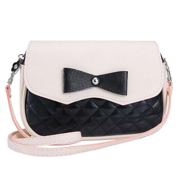 

fggs fashion women pu leather handbags tote satchel lovely girl bowknot fashion crossbody shoulder messenger bags