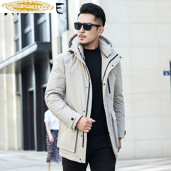 

2020 white duck down jacket men korean short winter coat men puffer jacket down coat warm parka abrigo 2023 yy1461, Black