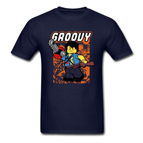 

все это groovy футболка мужчины tshirt мультфильм тенниска хлопка топы тис робот воин одежда смешные печать streetwear, White;black