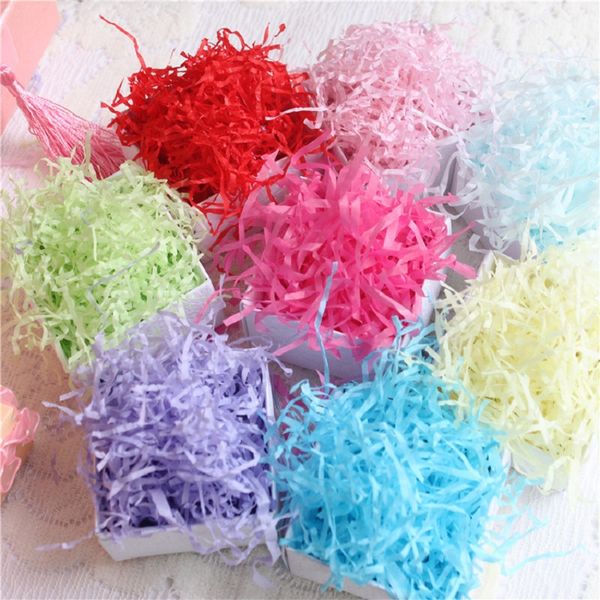 

50g/bag shredded crinkle paper paper confetti diy dry straw gifts box filling material wedding birthday party decoration
