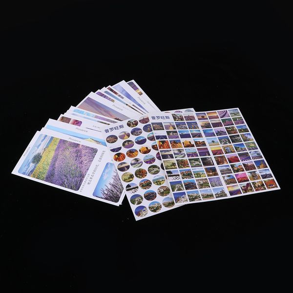 

1 box 200 pieces pretty flower postcards invitation cards for kids students adults - 98x190x18 mm