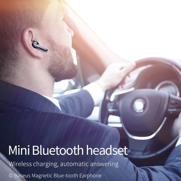 

Baseus Магнитная зарядка мини беспроводная Bluetooth наушники Спорт В-Уха Earbud с микрофон