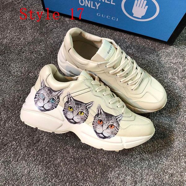 

ladies flat running shoes print real leather casual basketball sneakers fashion shoes for women with ing, Black