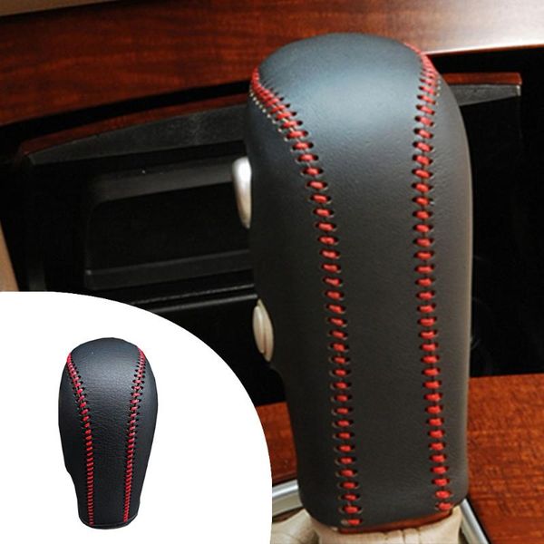 

car gear cover pu leather for geniss 2016 tiida 2005-2010 sylphy 2006-2016 livina 2008-2012 bluebird 2006 gear shift knob