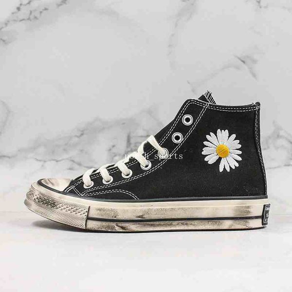 

2019 fashion brand new 1970s star all small daisy high low classic canvas shoes skateboard sneakers men women designer casual shoes