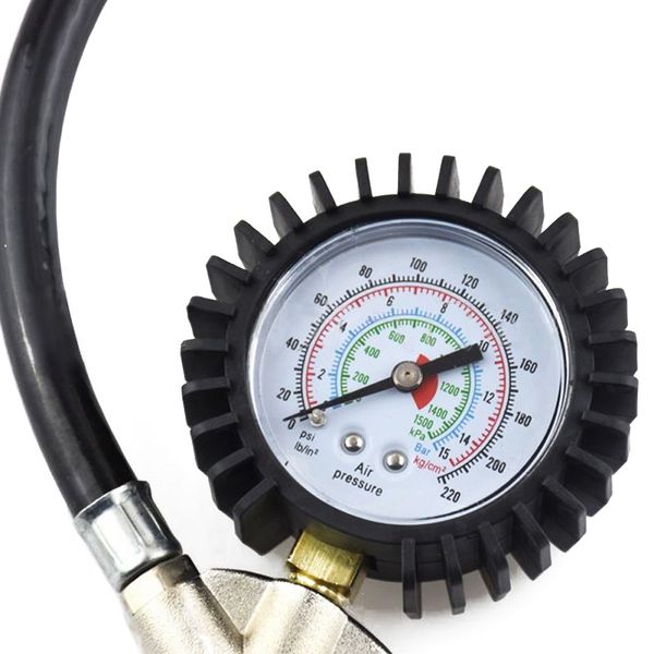 

0-220psi 0-16bar digital tyre pressure gauge tyre tire air pressure inflator gauge meter tester manometer high quality