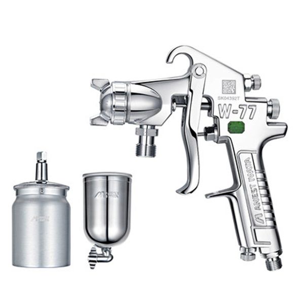 

anest iwata air mini spray gun paint sprayers w-77 oiler professional automotive paint spray guns car painting nozzle w77 manual