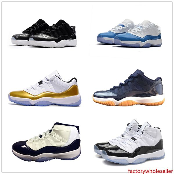 

11s classic 11 basketball shoes high low sports bred midnight navy 72 10 concord legend gamma blue barons cool grey men women
