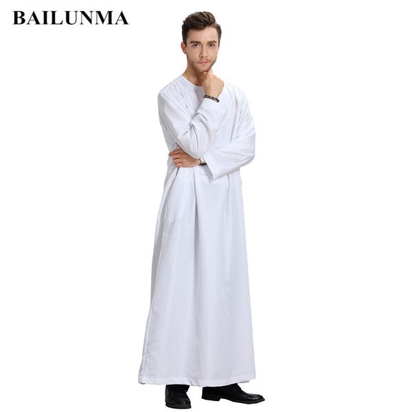 

casual thobe for men muslim hajj islamic clothes men white bth808, Red