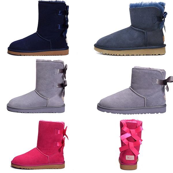 

Boots Brown ankle Woman Snow Boot for mens Leather sheep Australia Classic Warm Winter men Shoes luxury designer Bailey boot free shipping