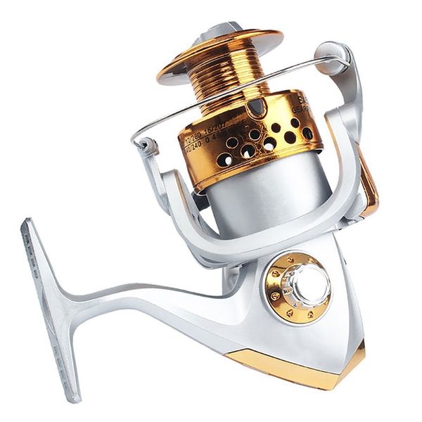 

electroplating head 5-axis fishing wheels 5.2:1 fishing spinning reel fish wheel