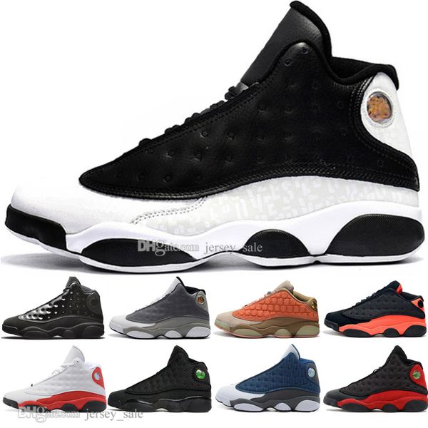 

fashion 13 13s cap and gown terracotta blush mens basketball shoes chicago black infrared flints bred men sports sneakers designer trainers