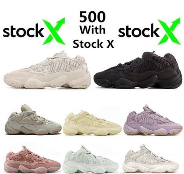 

2019 kanye west 500 desert rat blush 500s salt super moon yellow 3m utility black mens running shoes for men women sports sneakers designer