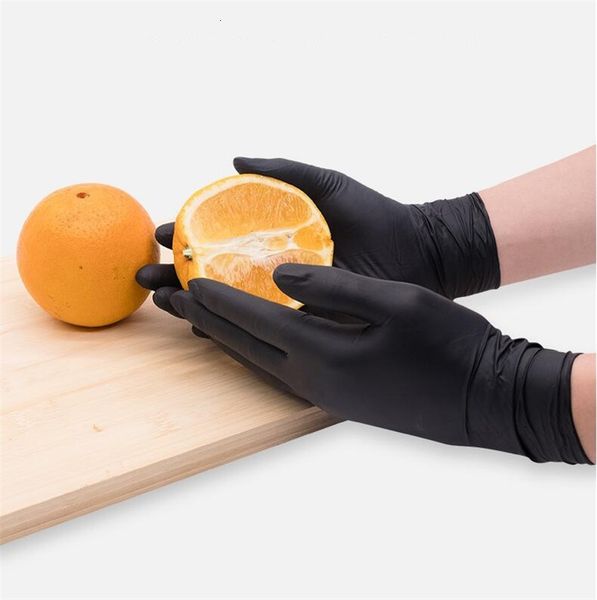 

one time usage high elastic nitrile rubber gloves multi touchscreen glove function prevent from dust