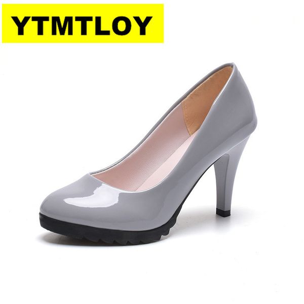 

2019 women pumps spring/autumn high heels pointed toe female wedding shoes high heel shoes for women 10cm, Black