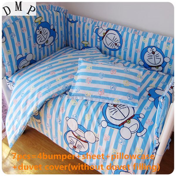 

discount 6/7pcs baby bedding sets,cot bedding set for baby ,120*60/120*70cm