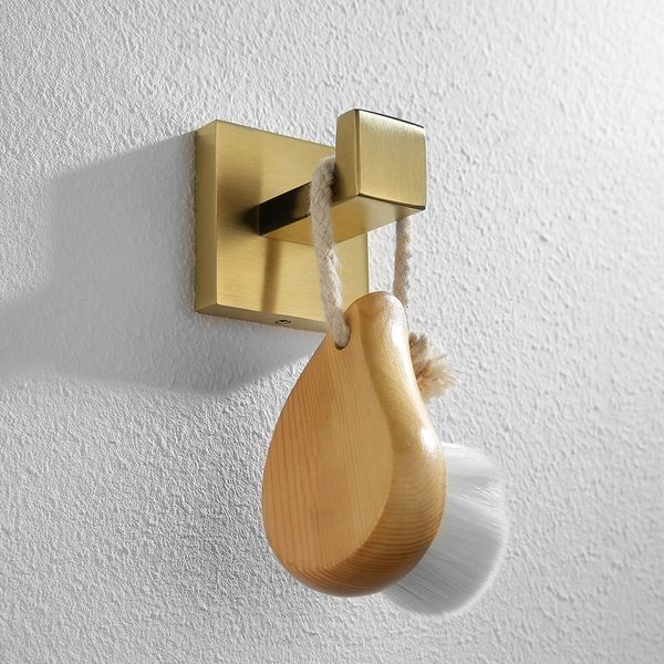 

stainless steel square towel hanger wall hanger bathroom accessories set clothes shelf storage home decoration supplies