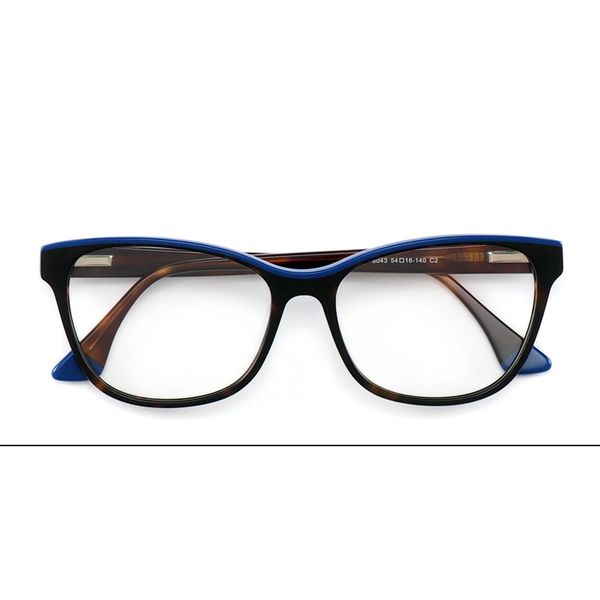 

wholesale-new cat eye glasses frames retro acetate multicolored computer eyeglasses myopia full optical eyewear quality spectacles, Black