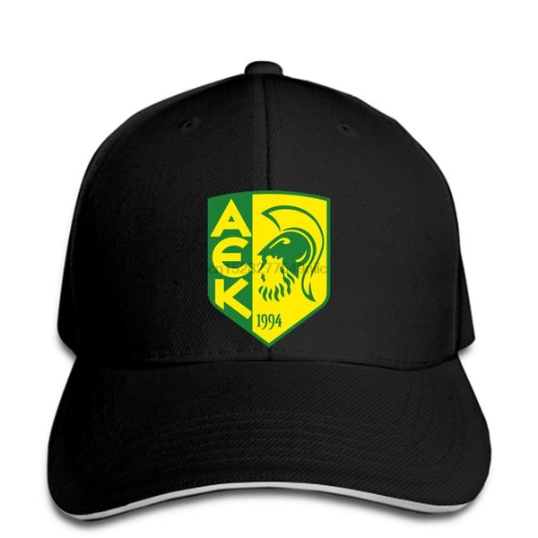 

men baseball cap aek larnaca logo snapback cap women hat peaked, Black;white