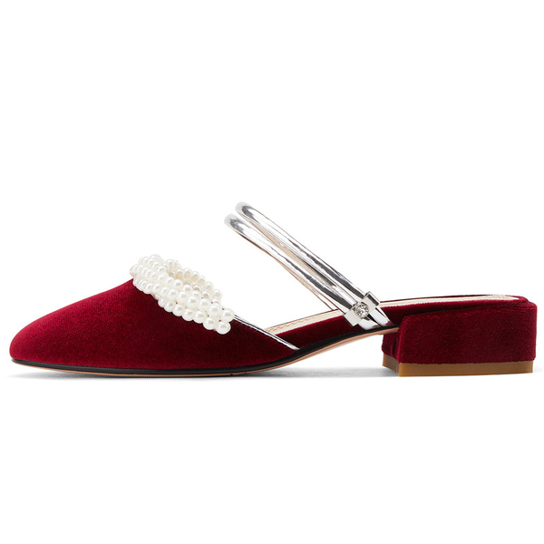 

low heel women slippers outdoor summer casual fashion rhinestone slides women velvet comfort mules sandals, Black