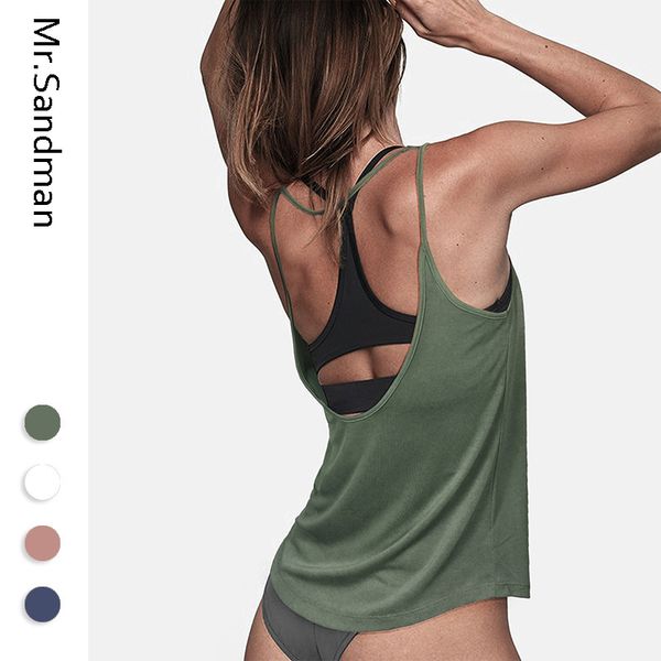 

open back yoga for women sleeveless wokout gym crop breathable jogging vest fitness women running shirts gym, White;red