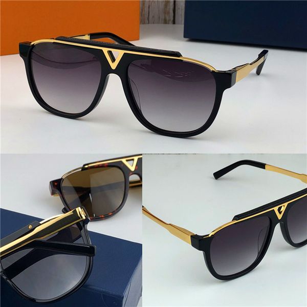 

the latest selling popular fashion men designer sunglasses 0937 square plate metal combination frame anti-uv400 lens with box, White;black