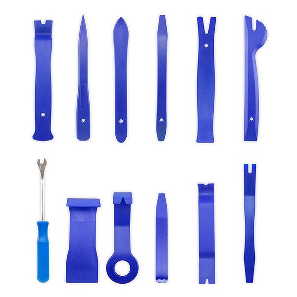 

12pcs car stereo door trim dash panel removal audioo installation pry tool kit easily and safely to remove radio panel trim #n