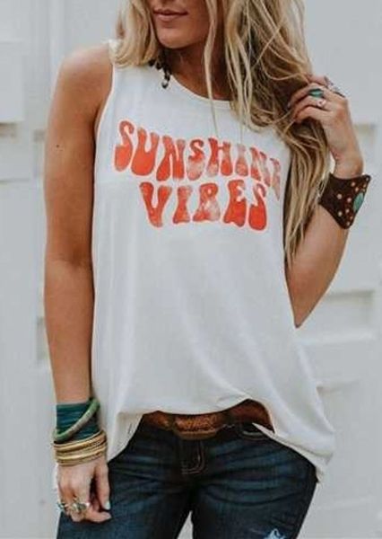 

crop top женская мода майка письмо женщины моды tank top лето женский футболка письмо печати tank повседневный lady tops, White
