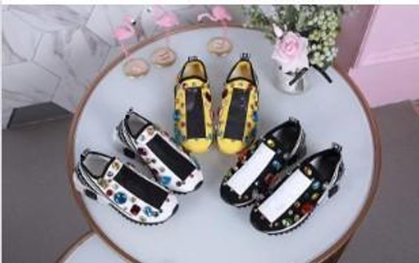 

new fashion rock runner camouflage leather sneakers shoes men,women rock studs outdoor casual camustars trainers sports shoes yh1807190501, Black
