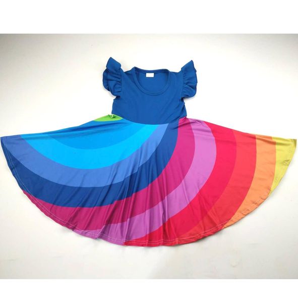 

adorable super twirl dress for girl rainbow twirl style dresses, Red;yellow