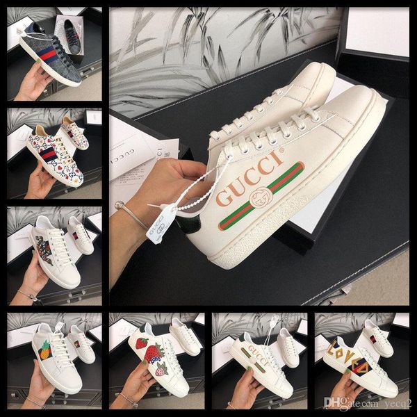 

18ss 2019 canvas mens designers casual shoes luxury platform party skater sneakers graffiti lover casual shoes chaussures madah, Black