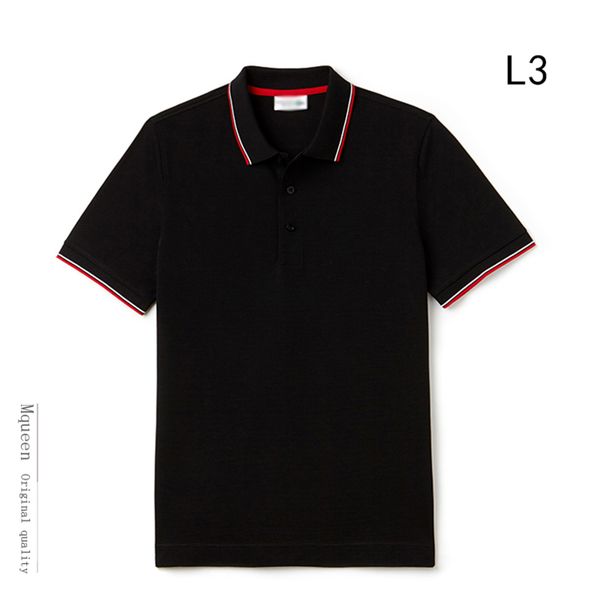 

lacoste men крокодил мужские дизайнерские рубашки поло лучшая версия мода роскошь франция бренд спорт теннис трубопроводы технические высоко, White;black