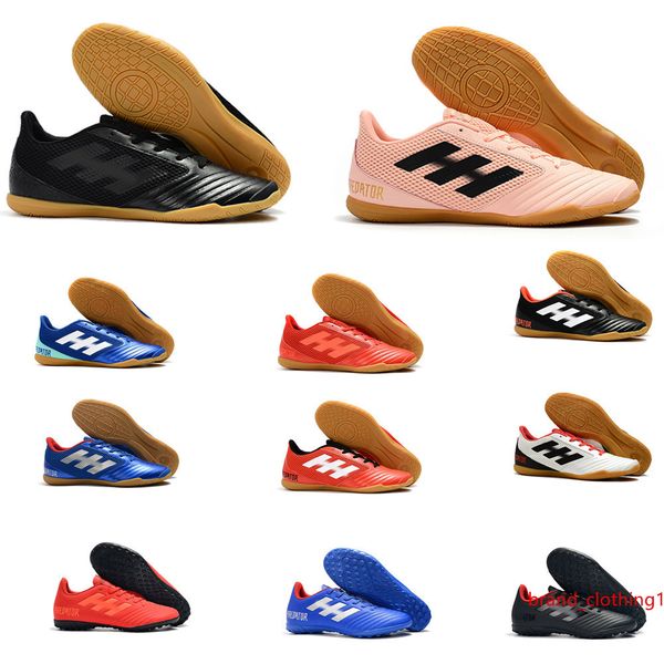 

2019 mens soccer shoes indoor soccer cleats predator tango 19.4 tf football boots chuteiras de futebol us6.5-11