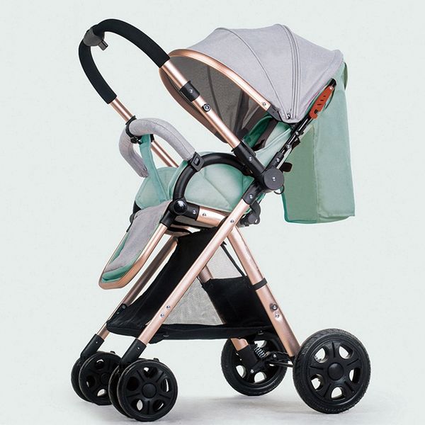 

light baby stroller high landscape convertible push handle aluminum alloy newbown baby carriage can sit and recline car