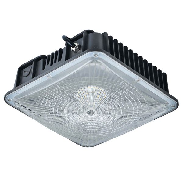 2019 Led Canopy Light Fixtures 80w 8800lm Gas Station Lights Ceiling Mounting High Efficiency Solar Lamps High Brightness Outdoor Canopy Light From