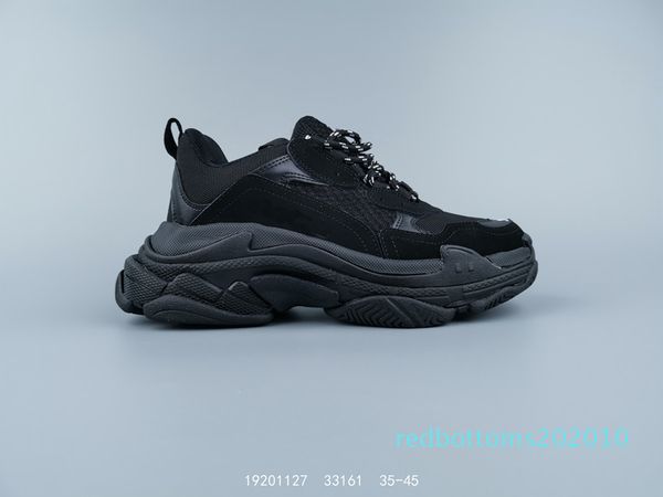 

triple-s designer paris 17fw triple s sneakers for men women black red white green casual dad shoes tennis increasing sneakers 35-45 r10