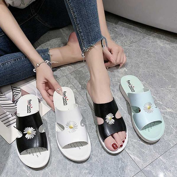 

women's sandals fashion flats wedges open toe ankle leather beach shoes roman slippers comfy ladies casual, Black
