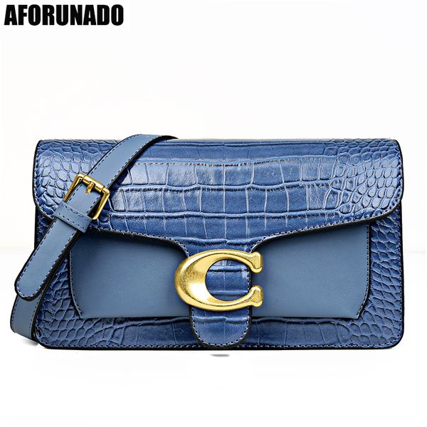 

handbags women bags pu leather fashion european style shoulder bag crocodile crossbody bags for women 2020